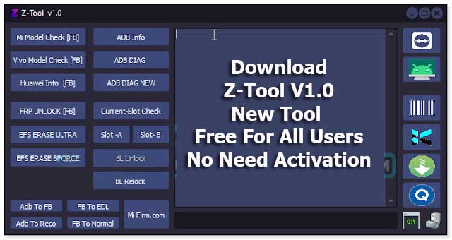 ماهي  أداة Z- frp bypass toolV1.0 الجديدة مجانًا لجميع المستخدمين - لا حاجة إلى التنشيط