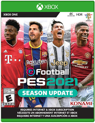 Efootball Pes 2021 Game Cover Xbox One