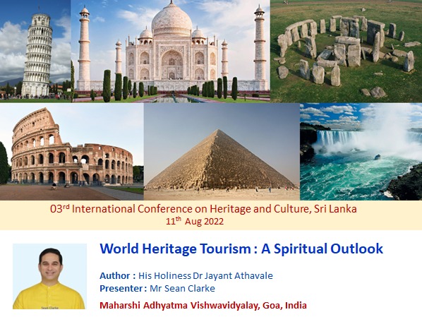 श्रीलंका की अंतरराष्ट्रीय परिषद में जागतिक धरोहर स्थलों पर आध्यात्मिक शोध प्रस्तुत !