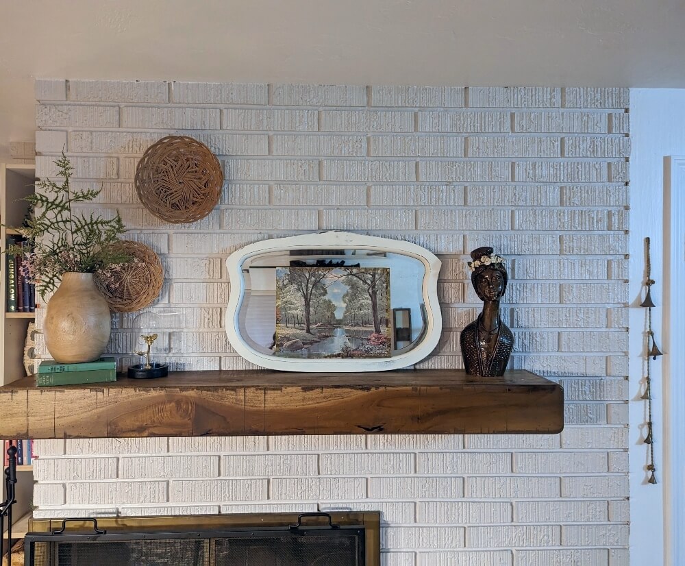 Spring Mantel Decor