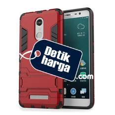 Back Case Xiaomi Redmi Note 3 Pro Iron Man Kick Stand Series - Merah