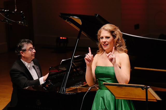 Anthony Manoli & Sondra Radvanovsky at Rosenblatt Recitals at Cadogan Hall (photo Jonathan Rose)