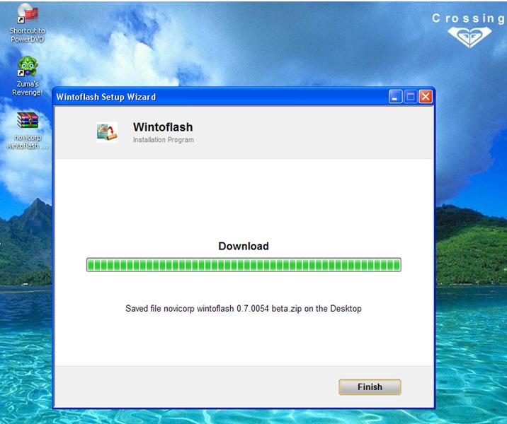 Proses download Wintoflash