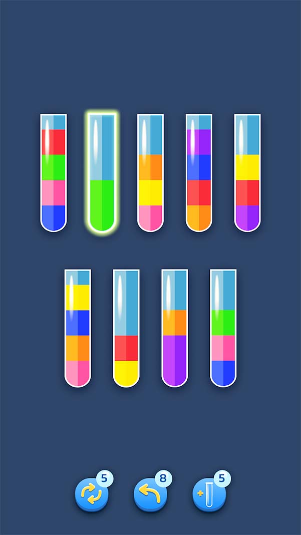 Water Sortpuz - Color Puzzle - Trò chơi rót nước vui nhộn trên điện thoại a1
