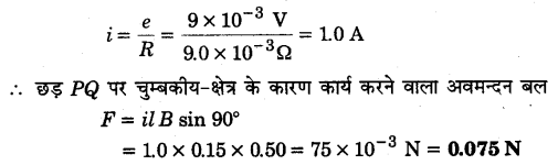 Solutions Class 12 भौतिकी विज्ञान-I Chapter-6 (वैद्युत चुम्बकीय प्रेरण)