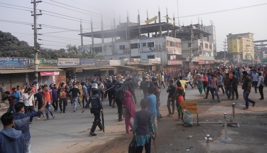 Labor unrest in Ashulia