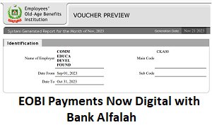 EOBI Payments Now Digital with Bank Alfalah