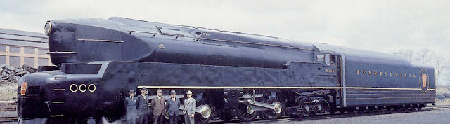 The Baldwin T1 of PENNSYLVANIA RAIL ROAD - courtey RaymondLoewy.com