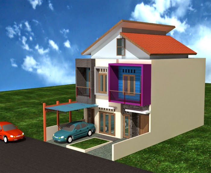 Gambar Desain Rumah Tingkat Minimalis 2 Lantai Mewah dan ...