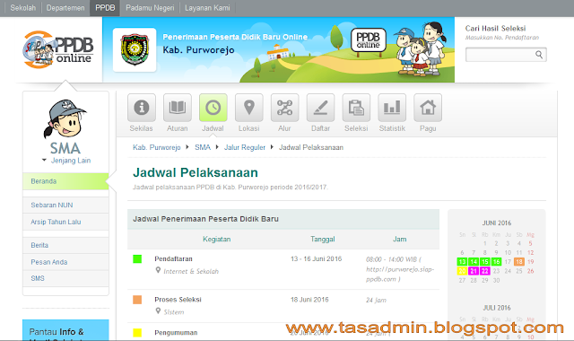 ppdb online kab purworejo 2016