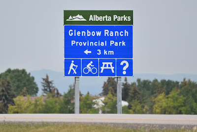 Glenbow Ranch Provincial Park Sign.