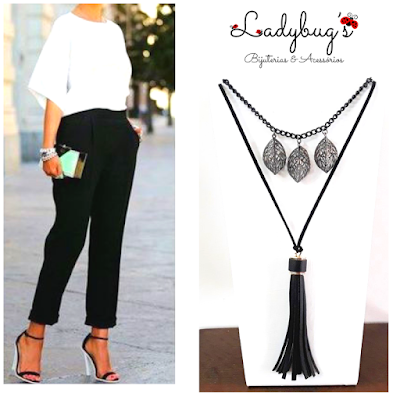 Mix de Colares Tassel Preto