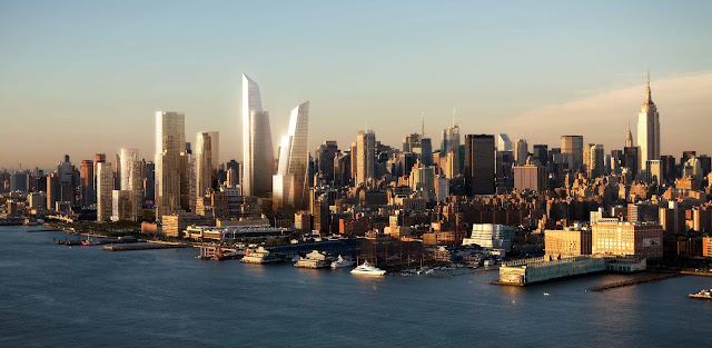 Photo of new towers and the New York skyline