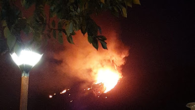 Evacuaciones por incendio forestal cumbre de Gran Canaria