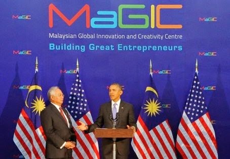 Pelancaran MaGIC Malaysia oleh Barack Obama dan Najib Razak