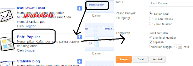 menambahkan popular post di blog