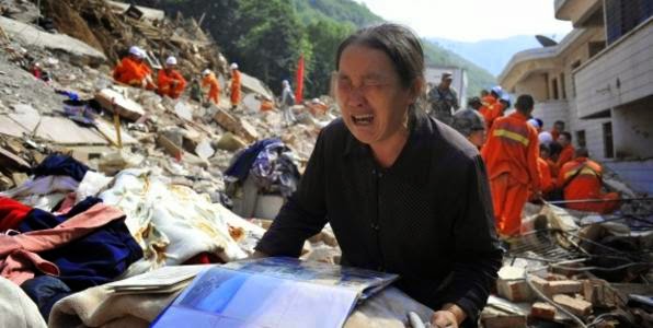 Ο σεισμός στην  Κίνα προκάλεσε τον θάνατο 589 ανθρώπων