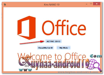 KMS NANO FOR ACTIVATED YOUR OFFICE 2013