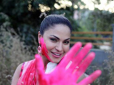 Indian Celebs and models Holi Images