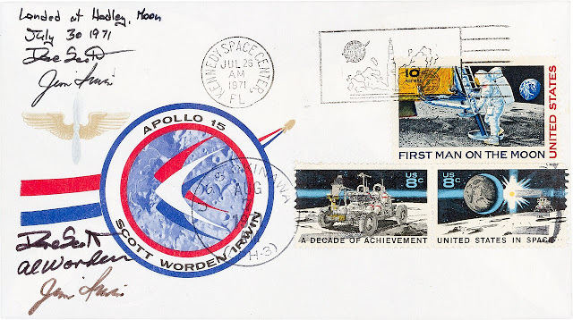 Apollo 15 flight Sieger cover