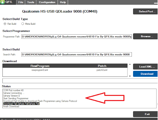 Android qualcomm di flash selalu gagal/Fail ini solusinya