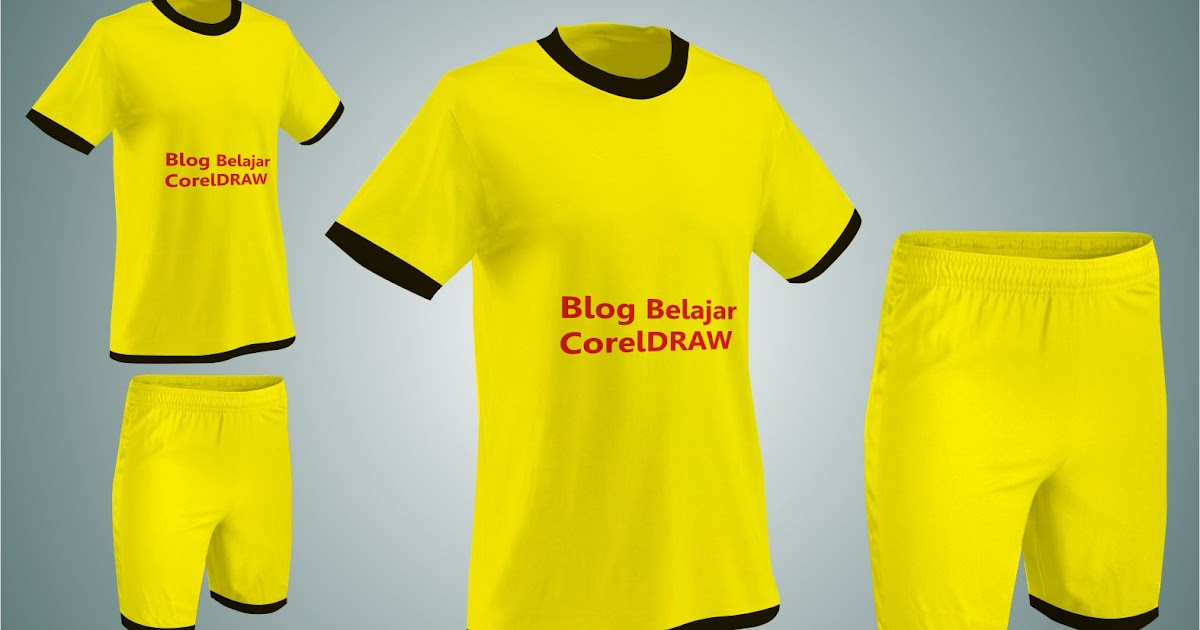 Download Download Mockup Baju Futsal Format CorelDRAW