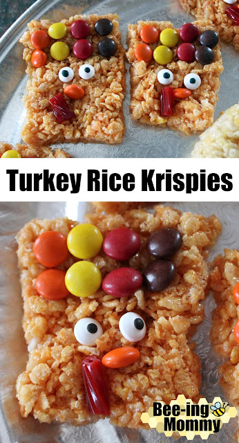 Rice Krispie, turkey, Thanksgiving, Thanksgiving dessert, dessert, easy dessert, kids dessert, Rice Krispie turkey, turkey dessert, turkey food, food, Rice Krispie animal, Rice Krispie dessert