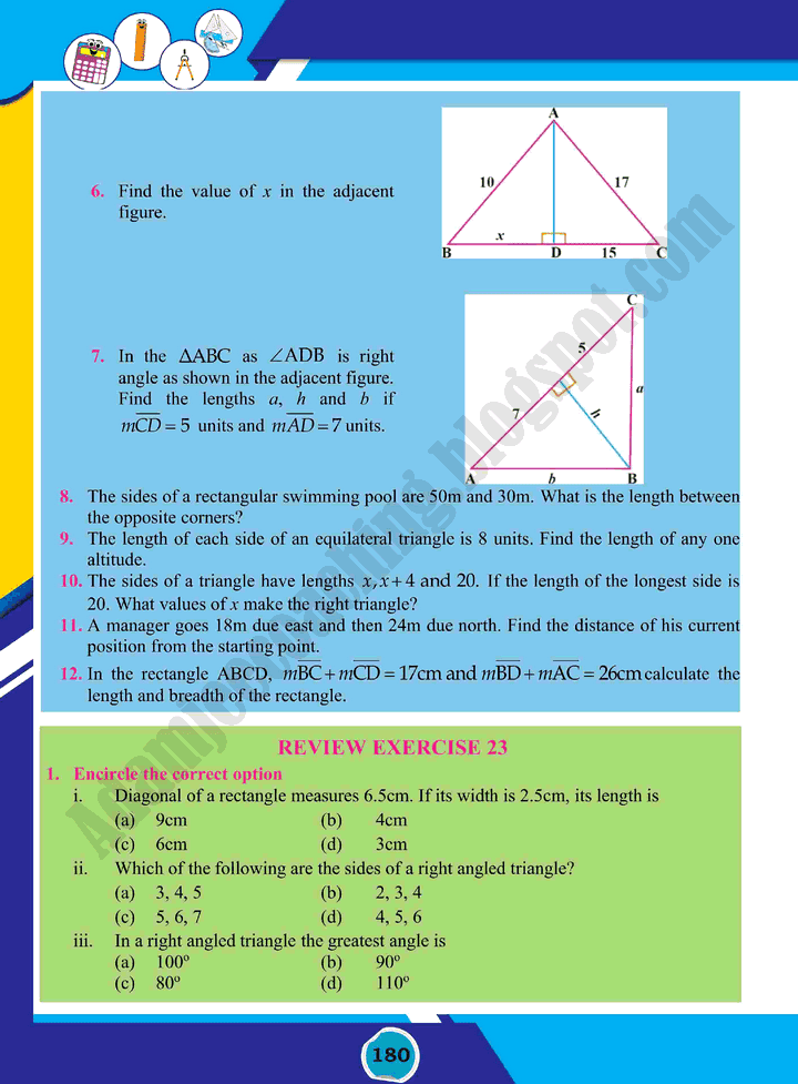 pythagoras'-theorem-mathematics-class-10th-text-book
