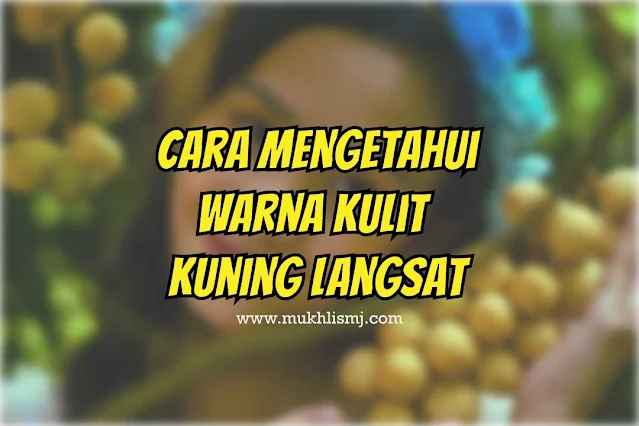 Cara mengetahui warna kulit kuning langsat