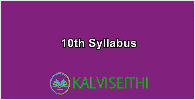 10th Syllabus