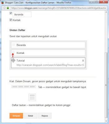 Cara Membuat Menu Bar Di Blog Dengan Mudah Terbaru