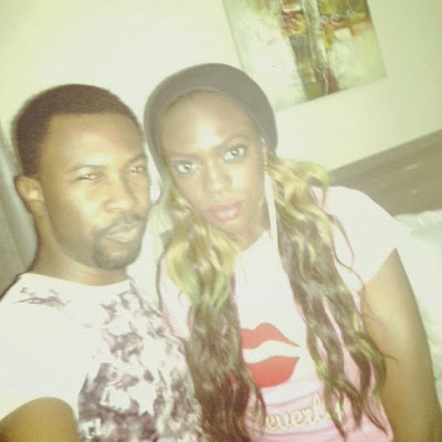 See Photos: Beverly Osu Gives Rapper Ruggedman A Kiss