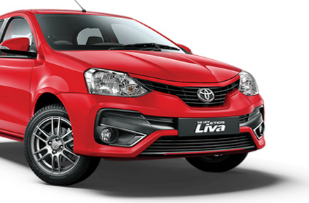 new Etios Liva hatchback with a double tone