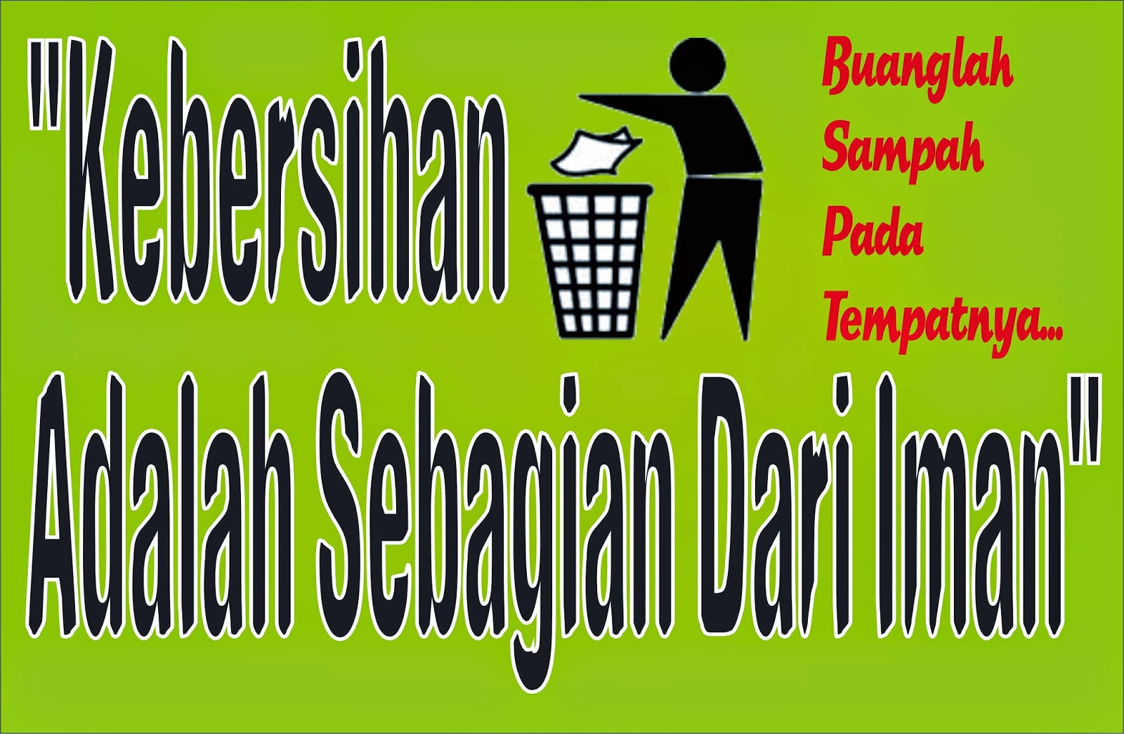 Astuti MI Muhammadiyah Leuwiliang Slogan Kebersihan 