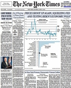 The New York Times Newspaper 11 June 2022 Today News Headlines,Breaking News,Latest News From Wolrd.Politics,Sport,Business,Entertainment The New York Times News Paper Or Magazine Pdf Download