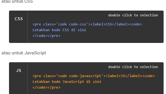 CSS Pre Code Warna-warni Tanpa JavaScript