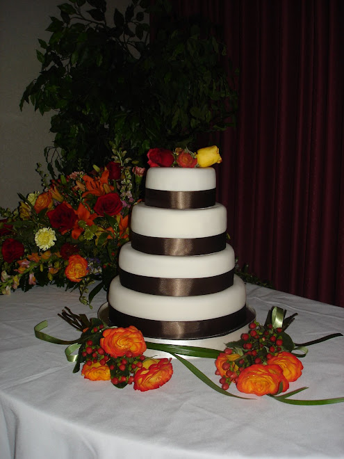 Sarah and Nathan's wedding cake