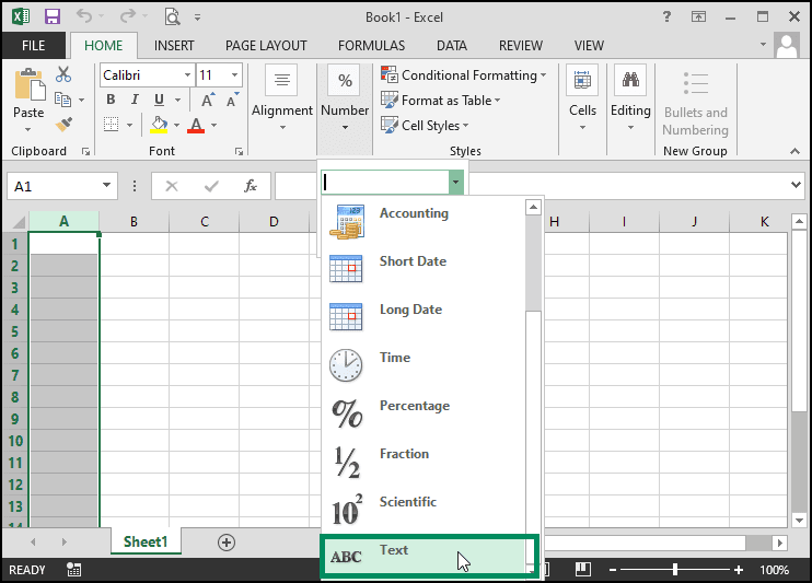 2-Excel-Home-Number-Format-Text