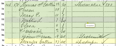 1860 Census, Weller Township, Richland County, Ohio