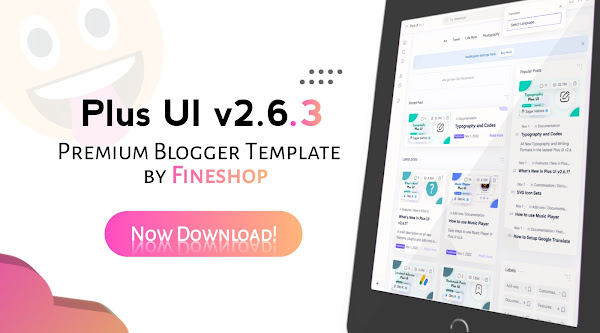 Plus UI v2.6.3 Free Download to Finestap Blog.