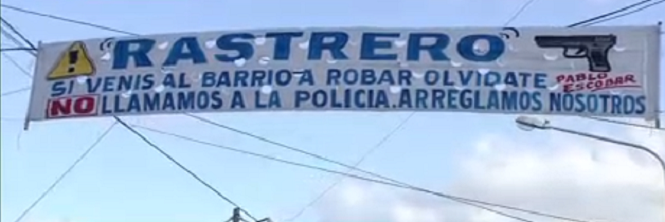 Vecinos cansados de la inseguridad: "No llamamos a la policía, arreglamos nosotros"