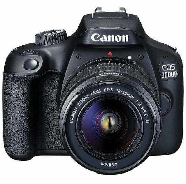 canon eos 3000d dslr camera