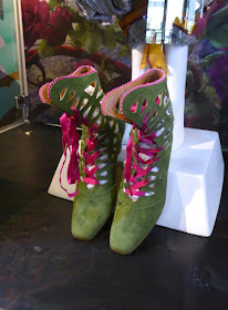 Alice Through the Looking Glass green costume boots