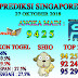 Prediksi Togel Singapore 27 Oktober 2018