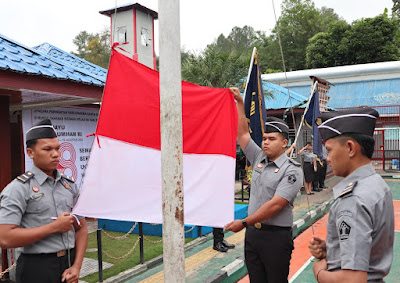 Puncak Peringatan HDKD Ke-78, Rutan Tarutung Gelar Upacara Bendera Dan Tasyakuran