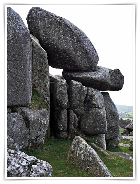 Granite rocks at Helman Tor, Cornwall