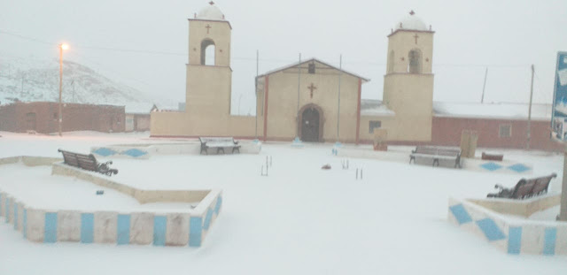 Die Pfarrkirche von San Pablo de Lipez Bolivien