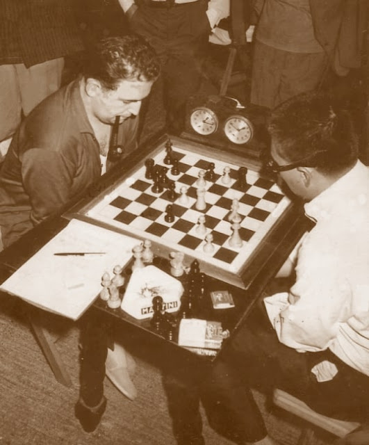 VIII Campeonato de España de Ajedrez por Equipos - 1964, partida Gilbert Ramírez-Lucien Francino