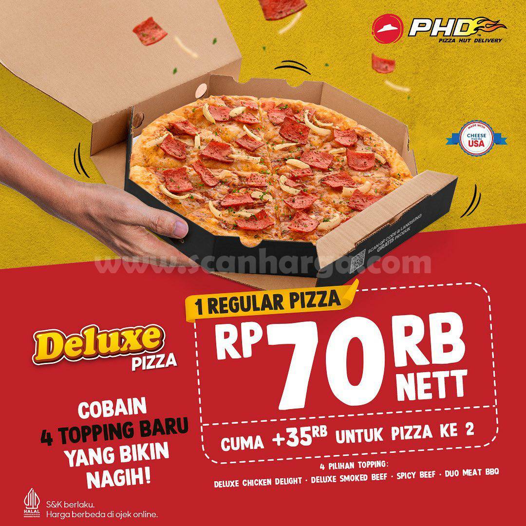 Promo PHD DELUXE PIZZA – Harga Spesial cuma Rp. 70.000