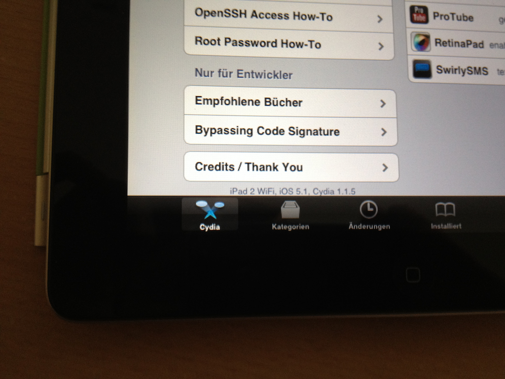 Jailbreak 5.1 On iPad 2 Demoed By Stefan Esser